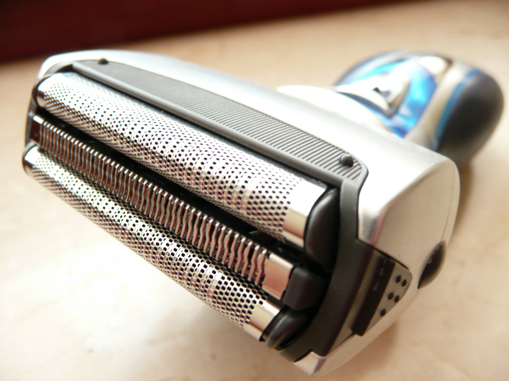 Illustrasjon Barbermaskin Folieblader