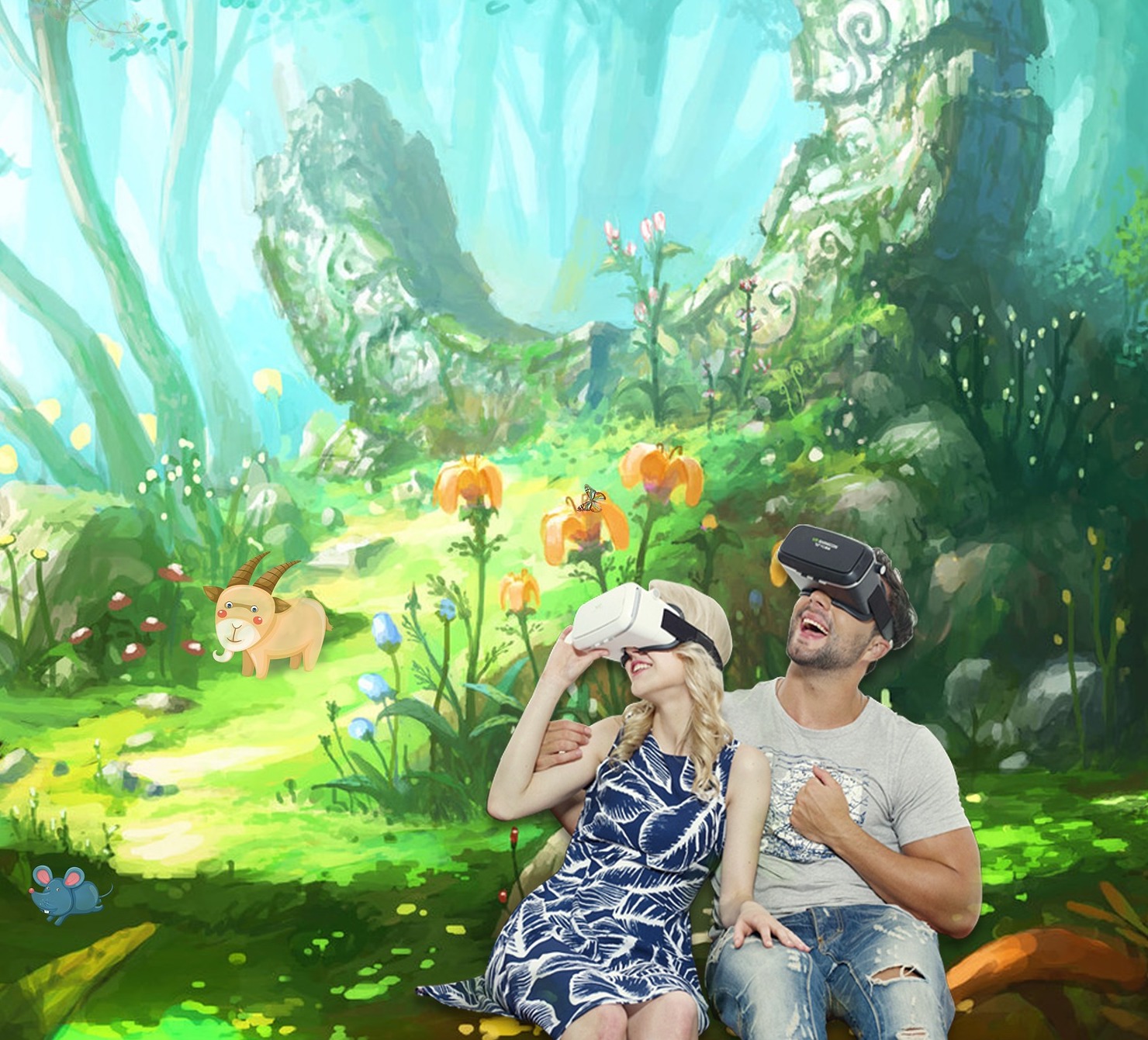 Illustrasjon VR-briller